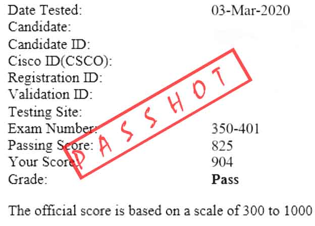 Valid 350-401 Exam Voucher